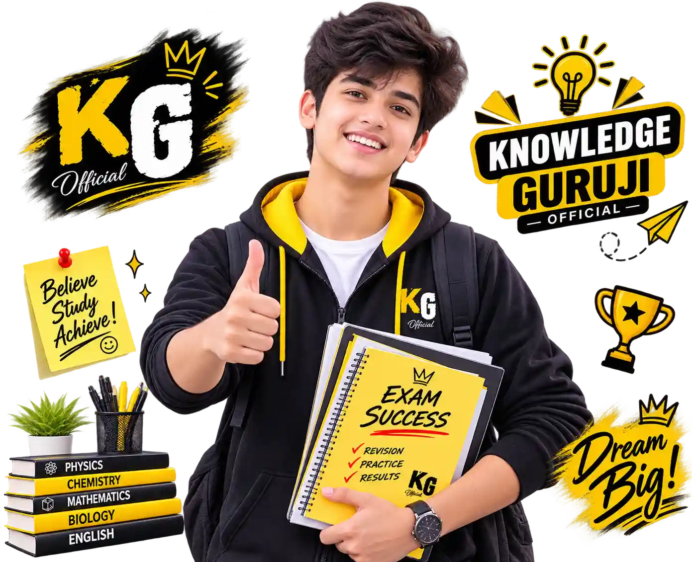 Knowledge Guruji students — replace with real photo, slide 4